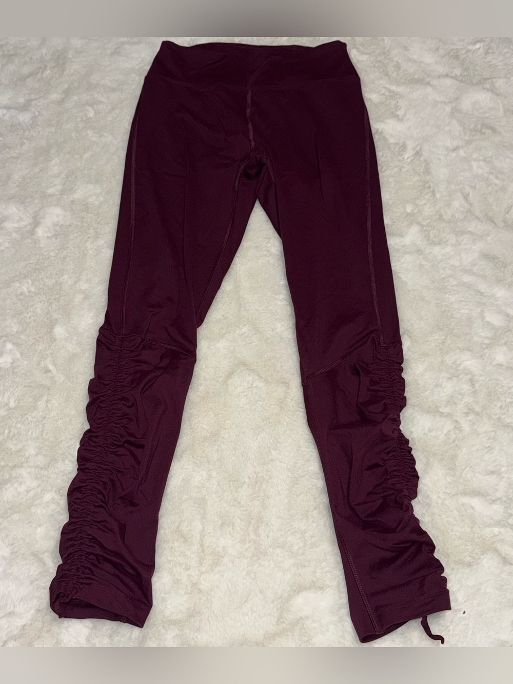 VS PINK maroon leggings